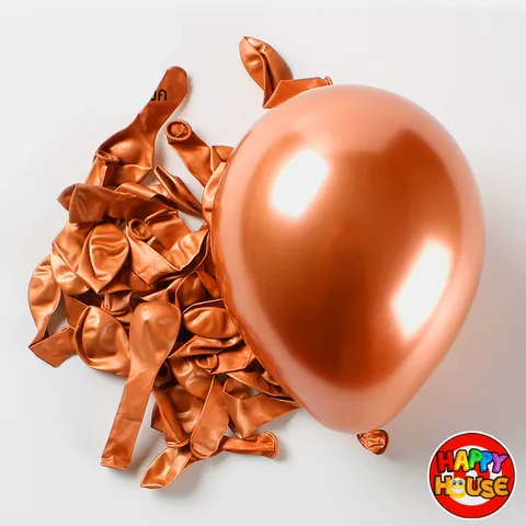 ลูกโป่งเมทัลลิค metallic balloon(12 นิ้ว ทองแดง)