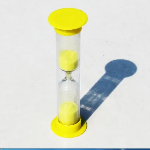 Hourglass นาฬิกาทรายจับเวลา ขนาดเล็ก 1 นาที (สีเหลือง)