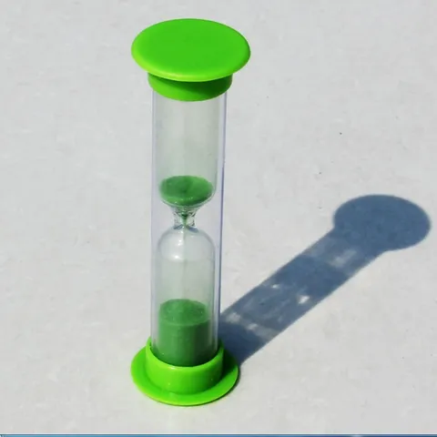 Hourglass นาฬิกาทรายจับเวลา ขนาดเล็ก 1 นาที (สีเขียว)