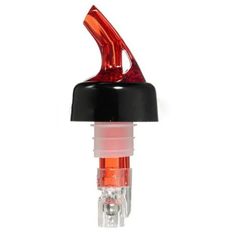 หัวจุกเหล้า 2 Oz (60ml.) อะคริลิค สีแดง