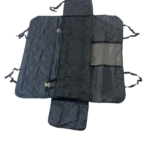 เสื่อรถสำหรับสัตว์เลี้ยงสุนัขที่นั่งด้านหลัง รุ่น (06)Zipper on side of mesh 