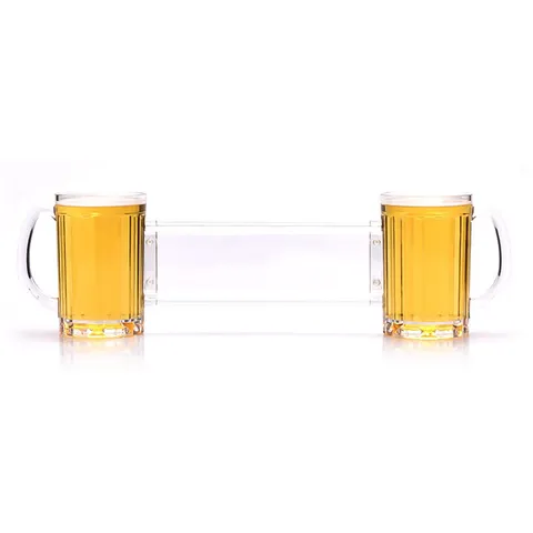 แก้วเบียร์คู่ Duo Beer Mug TYPE A แบบยาว อะคริลิค