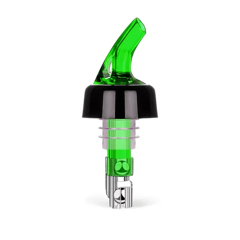 หัวจุกเหล้า 1 Oz (30ml.) อะคริลิค สีเขียว