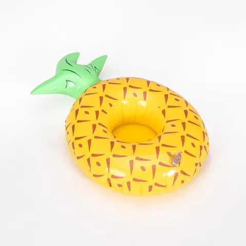 ห่วงยางรองแก้ว แฟนซี Floating Pool Cup ลาย สับปะรด 	Pineapple	Model : 01