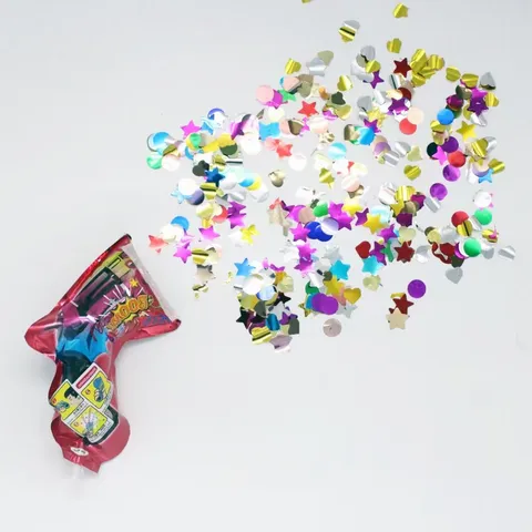 ปืนยิงพลุ ปาร์ตี้ Fireworks Guns Handheld คละสี แบบเป่า