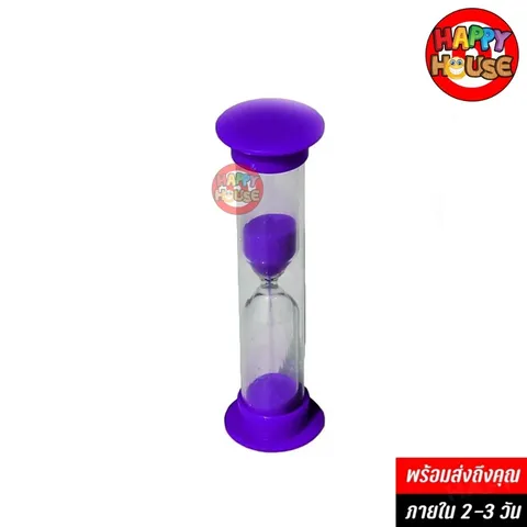 Hourglass นาฬิกาทรายจับเวลา ขนาดกลาง 3 นาที (สีนำ้เงิน)