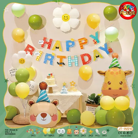 เซตจัดตกแต่งงานวันเกิด Happy Birthday (JT-INS10)