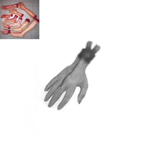 ของเล่น มือปลอม ข้างขวา ตกแต่งงานปาร์ตี้ Halloween