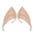 พร็อพตกแต่ง หูเอลฟ์ คล้องหู 2 ข้าง สีครีม เล็ก 10 cm. 