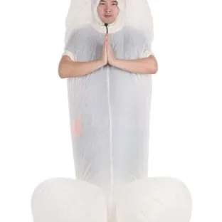  ชุดเป่าลม แฟนซี ชุดหรรม กะจู๋ (ขาว)