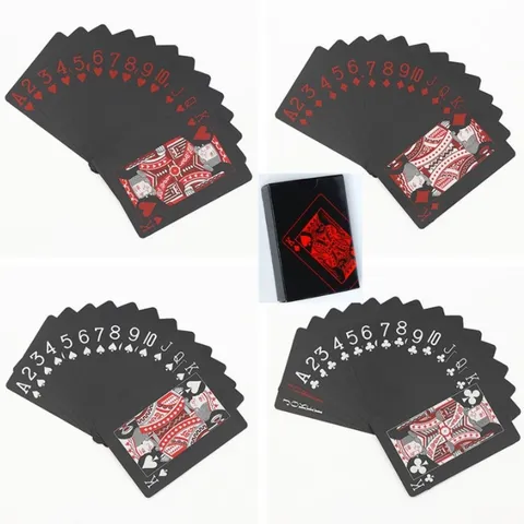 Poker RED สำรับไพ่ กันน้ำ (แดง)